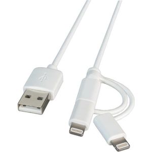 EFB Elektronik MFI USB2.0 Kabel Type-A (2 m, USB 2.0), USB-kabel