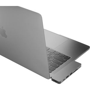Hyper Solo Hub 7 In 1 Voor Macbook & USB-C Devices - Space Grey