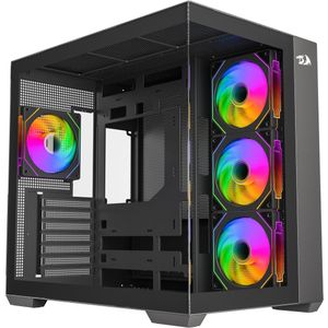 GC-623-PRO - PC Behuizing - Zwart - Gehard Glas