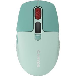 Canyon MW-26 - Draadloze Muis - Groen - LCD Silent Dual Mode