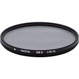 Hoya Cirkular UX II Poolfilter 72mm (72 mm, Polarisatiefilter), Lensfilter, Zwart