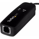 StarTech.com USB 2.0 Fax Modem, 56K Externe Hardware Dial Up V.92 Modem/Dongle/Adapter, Computer/Laptop Fax Modem, USB naar Telefoonaansluiting, USB Data Modem, Netwerk Fax/CMR/POS