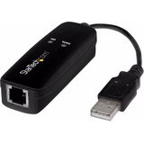 StarTech.com USB 2.0 Fax Modem, 56K Externe Hardware Dial Up V.92 Modem/Dongle/Adapter, Computer/Laptop Fax Modem, USB naar Telefoonaansluiting, USB Data Modem, Netwerk Fax/CMR/POS