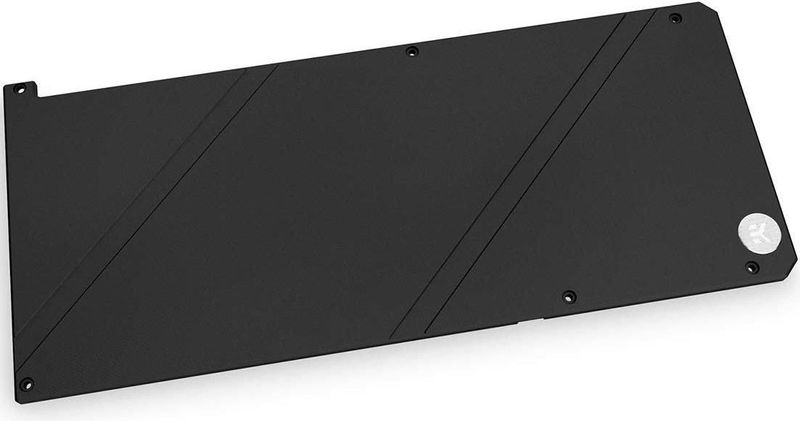 EK-Quantum Vector FTW3 RTX 3070 - Backplate - Zwart - Aluminium