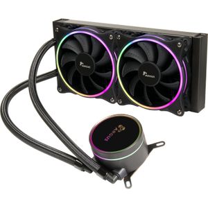 Intertech - Argus Iceman LC240 RGB - Waterkoelsysteem - Zwart - RGB-verlichting