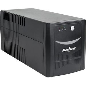 REBEL - Micropower 1000 - UPS - Zwart - 1000 VA - 600 W