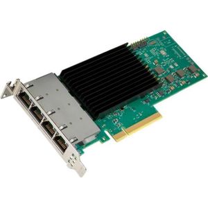 Intel NIC/PCiE up to 10Gb RJ45 x 4 Bulk (PCI Express 4.0 x 8), Netwerkkaarten, Zwart
