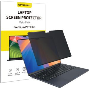 Techsuit - VisionProX - MacBook Air 13" 2024 - Privacy (13", Appel), Laptoptas, Transparant