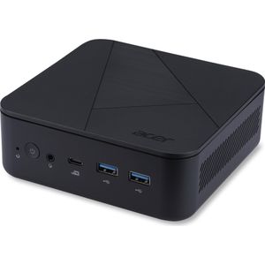 Acer VN1502G-13U3U Intel® Core™ i3 i3-1315U 0 GB DDR4-SDRAM SSD Mini PC Zwart