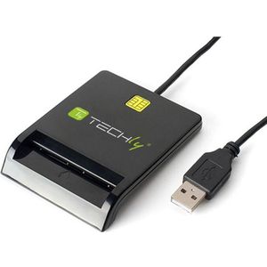 Geheugenadapter - USB2.0 - Zwart - Inclusief USB Type A Kabel 120 cm