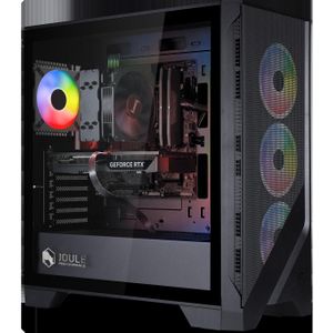 Joule Performance L1136433 (1000 GB, 32 GB, AMD Ryzen 7 5700X, GeForce RTX 5060), PC, Zwart