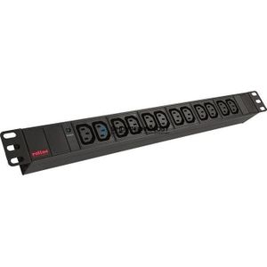 RETEX - Stekkerdoos 19 Inch - Aluminium - PDU 8-Way - K