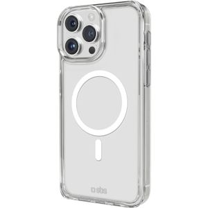 SBS Light Mag Cover iPhone 15 Pro Max tranp. (iPhone 15 Pro Max), Smartphonehoes, Transparant