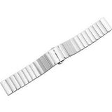 Beline pasek Horloge 20mm Solid bialywhite (20 mm, Staal, Stevig), Horlogebandjes, Wit