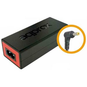Approx appA08 (90 W), Voeding voor notebooks, Zwart, Rood