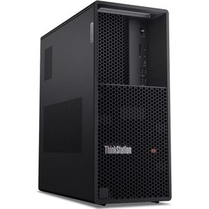 Lenovo Thinkstation P3 Tower Gen 2 (1000 GB, 64 GB, Intel Core Ultra 7 265K), PC, Zwart
