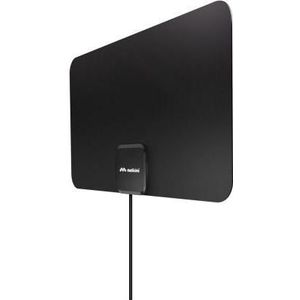 Meliconi - Easy Fit - TV-antenne - Versterkt - Ultra Slank - Compatibel met DVB-T2 HEVC