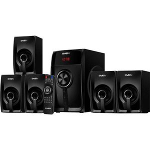 Sven HT-202 - Bluetooth-luidsprekers - Zwart - 100W - FM - USB/SD - Display - RC-eenheid