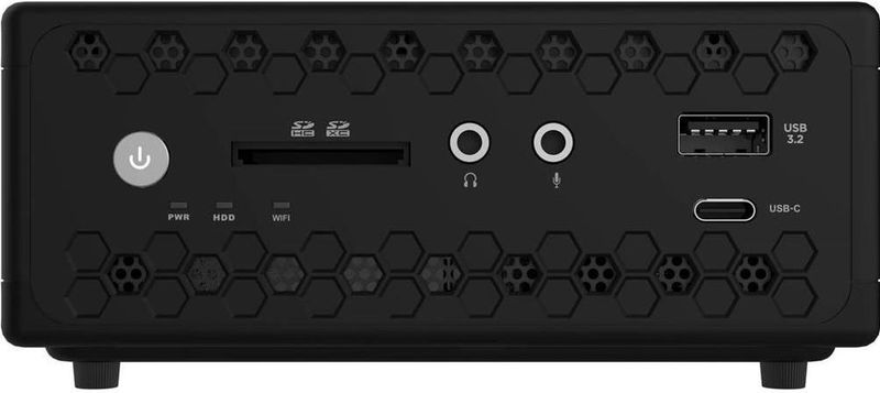 Zotac - ZBOX-CI337NANO - Barebone - Zwart - Intel N100 - DDR5 - HDMI DP