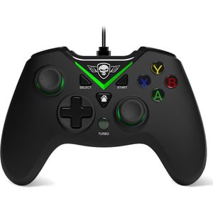 Spirit Of Gamer Manette De Jeu Pgx Pour Xbox One (Noir/Vert) (Xbox One X), Controller, Veelkleurig