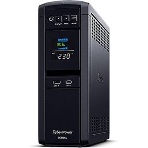 Cyberpower USV, PFC-Serie, 1600VA/1000W, Line-Interactive, USB, reiner Sinus, Schutzkontaktdosen/IEC (1.60 VA, 1000 W, Lijninteractief UPS), UPS