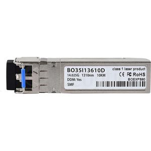CBO BO35I13610D SFP+ Transceiver 16GBASE-LW 10KM, Zendontvangers, Grijs