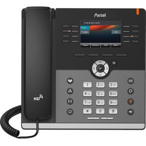 Axtel AX-500W IP-telefoon met bedrade handset, Telefoon, Zwart