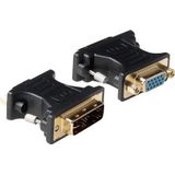 ACT Advanced Cable Technology AP1002 DVI-A VGA Zwart Kabelinterface/adapter (VGA, 4.80 cm), Data + Video Adapter, Zwart