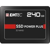 Emtec - X150 Power Plus - SSD - 240 GB - SATA III, Schokbestendig, TRIM-ondersteuning