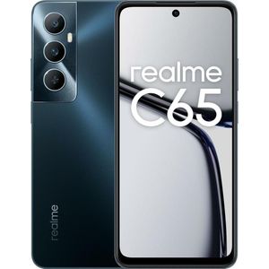 realme C65 (256 GB, Sterlicht Zwart, 6.67", Dubbele SIM, 4G), Smartphone, Zwart