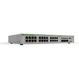 Allied Telesis - AT-GS970M/18PS - Managed Gigabit Edge Switch - Zwart - Hoogwaardige Netwerkrandoplossing