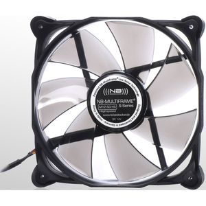 Noiseblocker - Multiframe S-serie M12-3 - PC Ventilator - Zwart - 120 mm