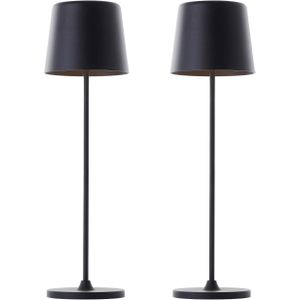 Sokkellamp - Diameter 10 cm - Hoogte 37 cm - Lithium-Ionen Accu