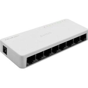 Qoltec - Netzwerk-Switch - 8xRJ45-Port - 100Mbps - LAN