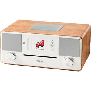 Block SMARTRADIO + CD SR-50 WALNOOT (DAB+, FM, Bluetooth, WiFi), Radio, Bruin