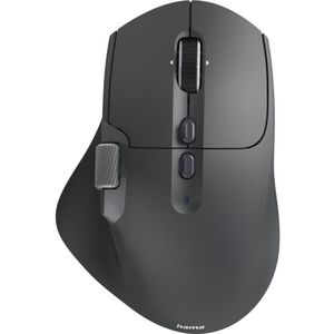 Hama WM-900 - Draadloze Muis - Zwart - 10 Knoppen - Oplaadbaar - 2.4 GHz RF & BT