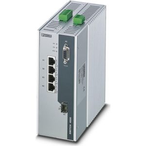 Phoenix Contact FL SWITCH 4000T-4POE-SFP 1026924 Industriële Ethernetschakelaar, Automatisering