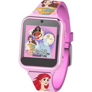 Accutime Kids Smart Watch Disney Prinsessen (roze): selfie camera, foto & video, stopwatch, 6... (85 mm, Plastic), Sporthorloges + Smartwatches