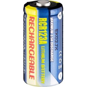 AccuCell Batterij CR123A (CR123A, 500 mAh), Batterijen