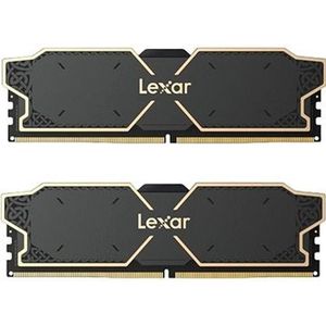 Lexar - Thor RGB - RAM Geheugen - Zwart - 32GB (2x16GB), 6000MHz, DDR5, DIMM 288 pin