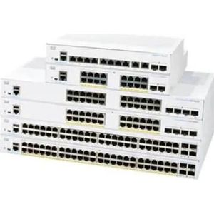 Cisco Bedrijfsschakelaar CBS350-8T-E-2G-EU-RF (8 ports), Netwerkschakelaar, Wit