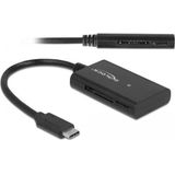 DeLOCK USB Cardreader - USB-C - 4 Kaartsleuven - USB 3.0