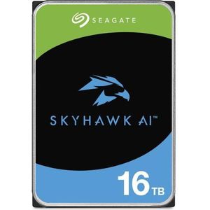 Seagate HDD Skyhawk AI 16T 512MB 7.2K 3.5 SATA6G (16 TB, 3.5"), Harde schijf