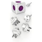 DesignNest PowerCube ReWirable Multifunctionele Reisstekker - 3x wereldstekker