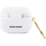 Hello Kitty - HKAP23DKHSH - Hoesje - Wit - Siliconen - 3D Kitty Kopje