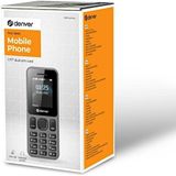 Denver - FAS-1806 - Mobiele Telefoon - Grijs - Dual SIM - 1,77" TFT Scherm