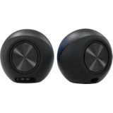Creative - Pebble X - Speakers - Zwart - Compact Design - Krachtig Geluid