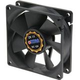 Titan TFD-8025M12Z Kastventilator (80 mm - 1 x) - PC ventilator - Zwart