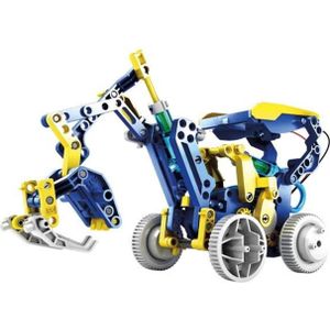 Velleman Robot 12-in-1 Kit Zonne-energie en Hydraulica, Robotica kit, Veelkleurig