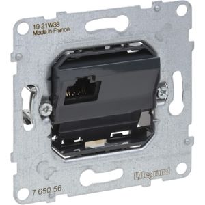 Legrand, Stopcontacten, SEANO RJ45 data socket, inzet, Cat. 6, UTP, niet afgeschermd, 765056